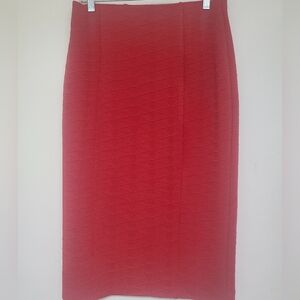 Pre-owned Pencil Skirt Red Olivia and Martin, Size S